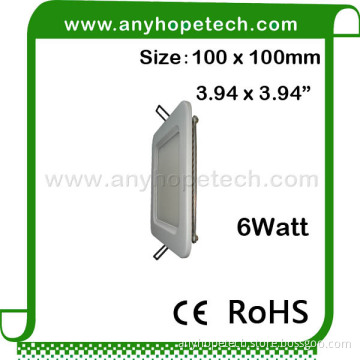 Top selling white color 100mm 100mm ultra-thin led recessed ceiling panel light